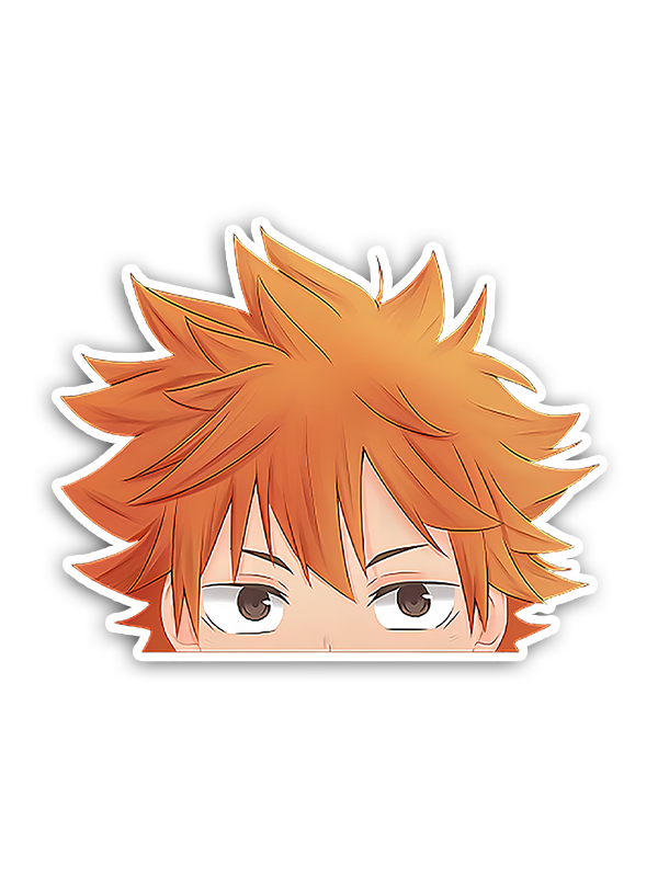 Hinata Haikyu Peeker Sticker