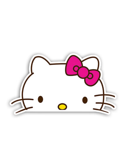 Adorable Hello Kitty Peeker Sticker