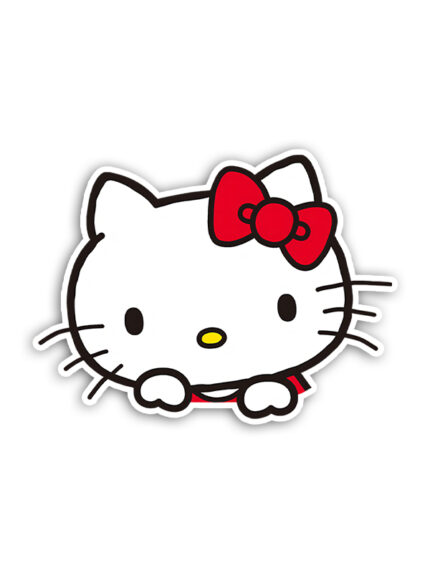 Cute Hello Kitty Peeker Sticker