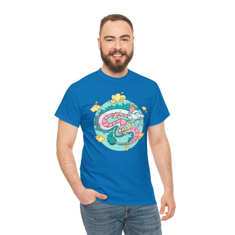 Mystical Flying Dragon Cartoon T-shirt