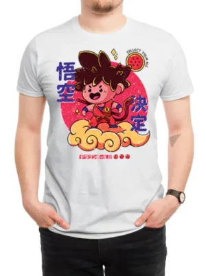 Kid Goku Flying Nimbus T-shirt
