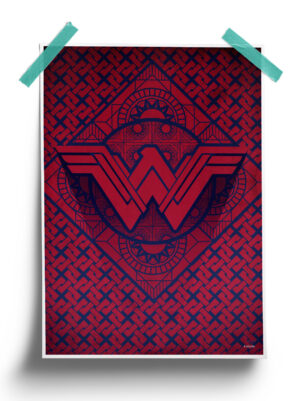 Dc Comics Femme Power Wonder Woman Poster