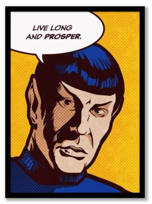 Star Wars : Spock Comic Poster