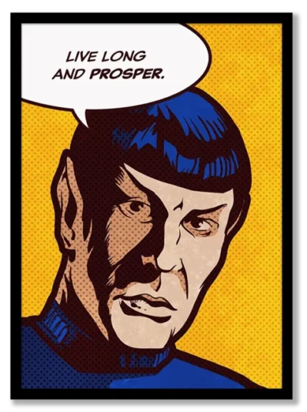 Star Wars : Spock Comic Poster