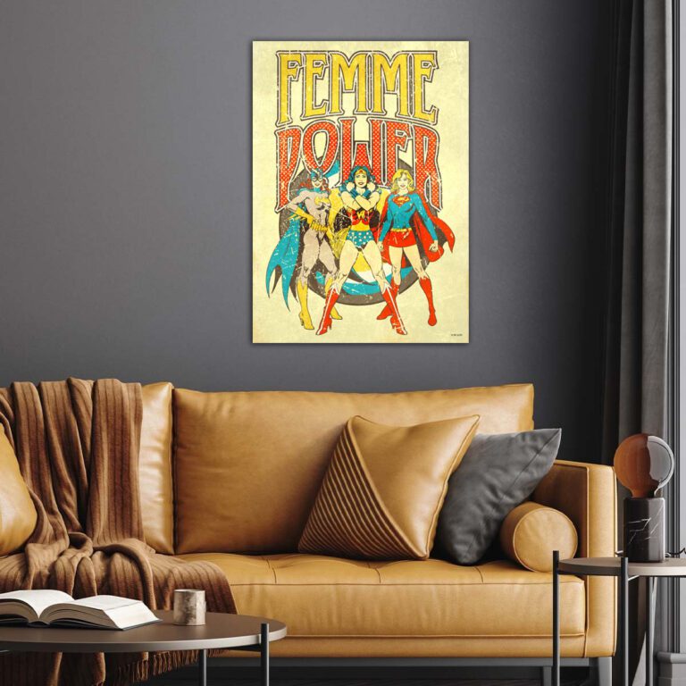 Dc Comics Femme Power Wonder Woman Poster