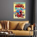 Marvel Comics The Living Legend Captain America Poster