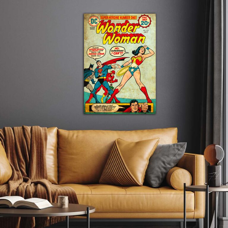 Dc Comics Superman And Wonder Woman Poster