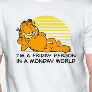 Garfield Friday Person Tshirt