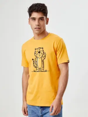 Yellow Tiger Tshirt
