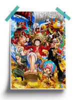 One Piece Straw Hat Pirates Anime Poster