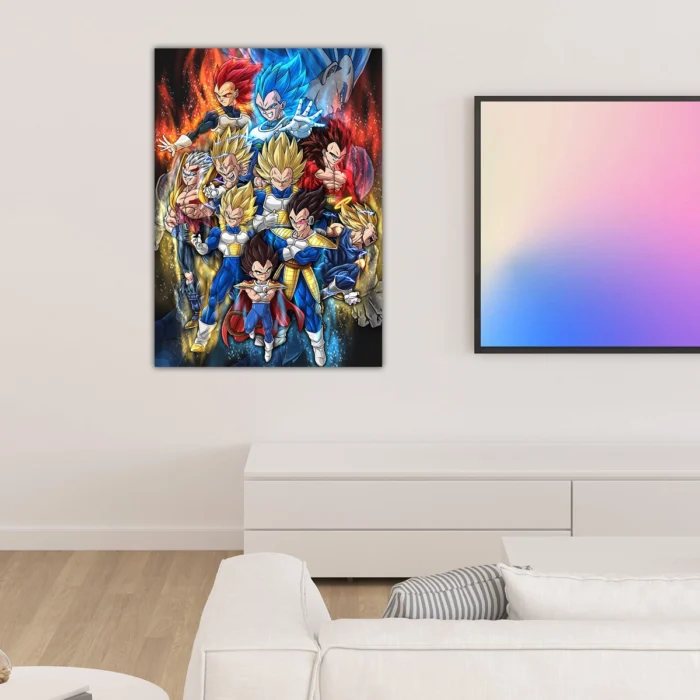 Dragon Ball | Prince Vegeta Family Anime Poster