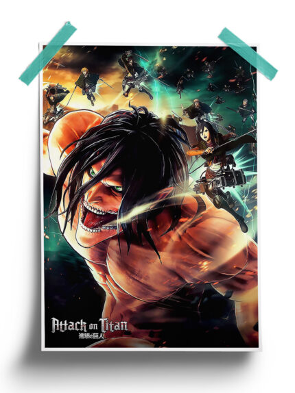 Attack On Titans | Titan Attack Anime Poster