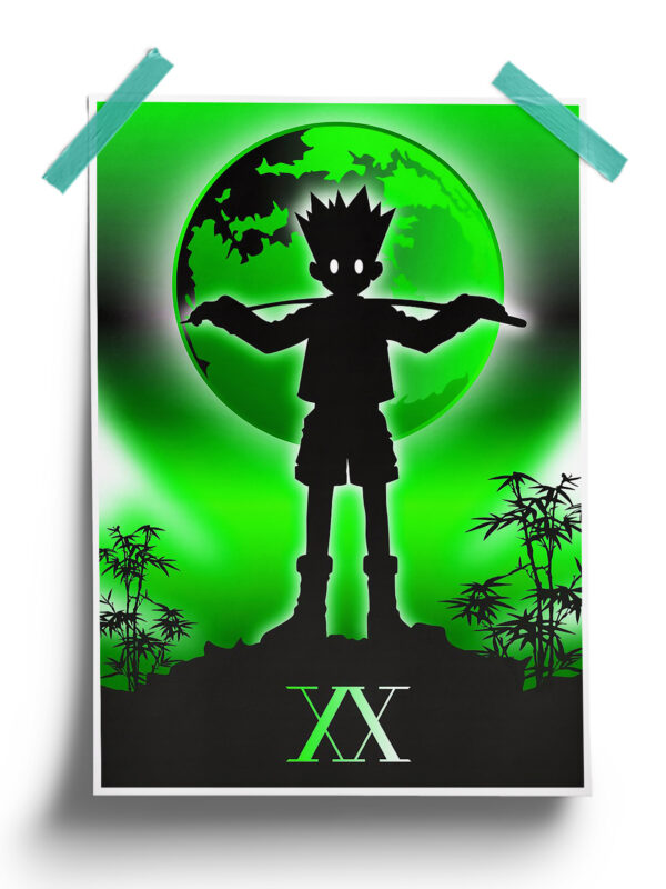 Hunter X Hunter | Minimal Awakened Gon Anime Poster