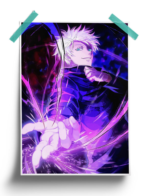 Jujutsu Kaisen | Satoru Gojo Domain Expansion Anime Poster