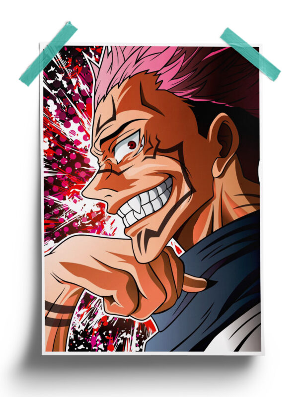 Jujutsu Kaisen | Evil Sukuna Anime Poster