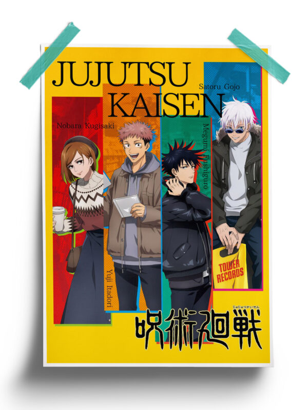 Jujutsu Kaisen Anime Poster