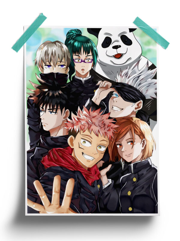 Jujutsu Kaisen | Main Icons Jujutsu Kaisen Anime Poster