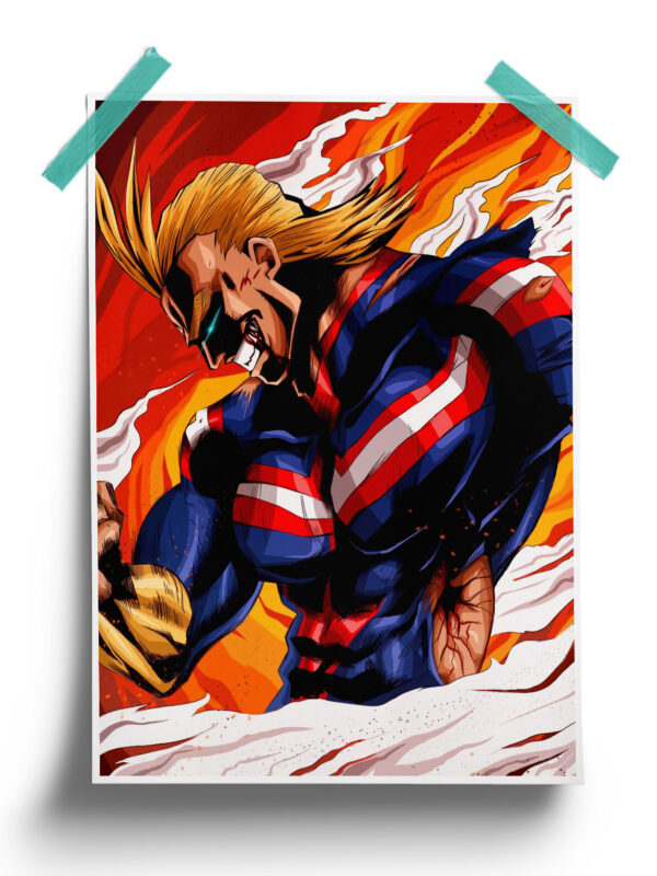 My Hero Academia | Pro Hero All Might Anime Poster