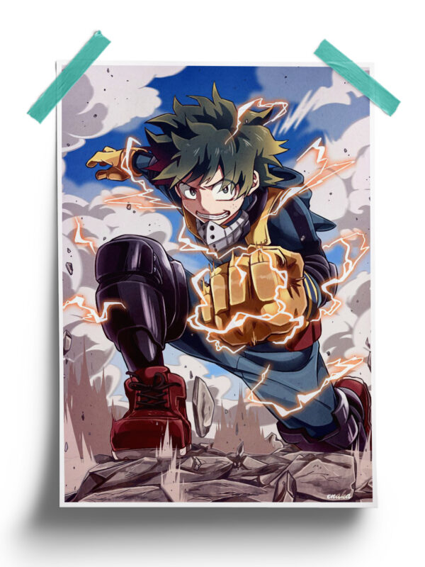 My Hero Academia | Midoriya Quirk Anime Poster