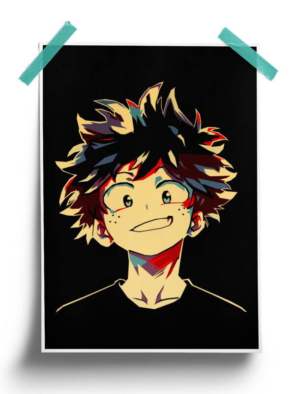 My Hero Academia | Midoriya Minimalist Anime Poster