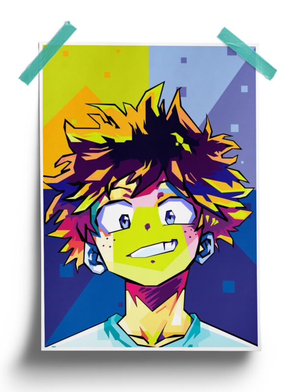 My Hero Academia | Midoriya Retro Anime Poster