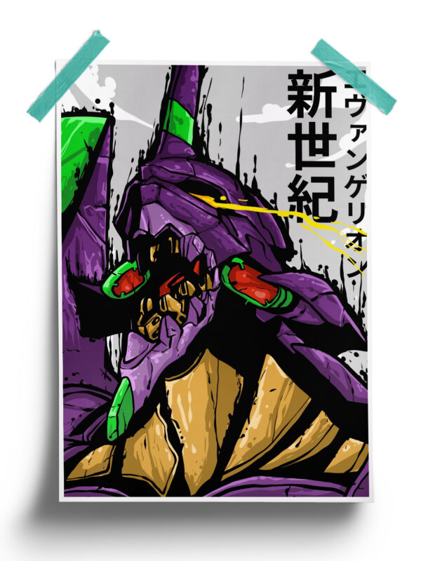 Neon Genesis Evangelion Pop Art Poster