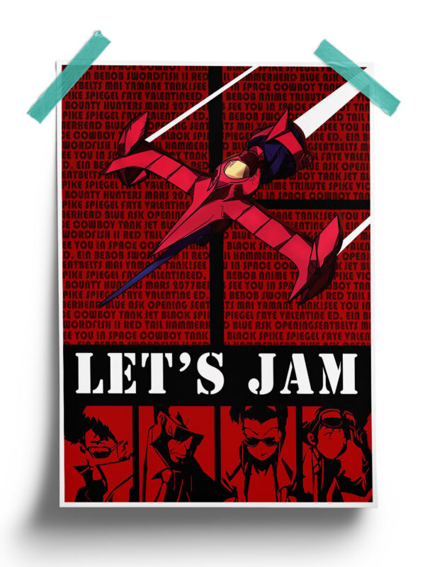 Cowboy Bebop | Lets Jam Anime Poster