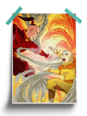 Avatar | Zuko Vs Aang Poster