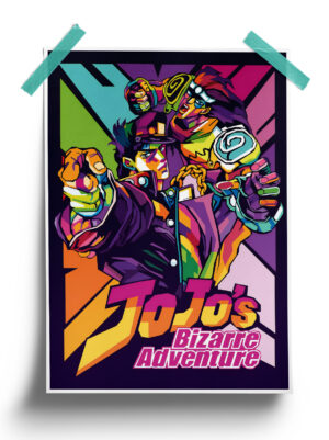 Jojo's Bizarre Adventure Retro Poster