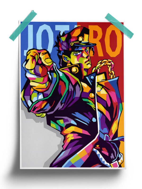 Jojo's Bizarre Adventure | Jotaro Kujo Anime Wall Art