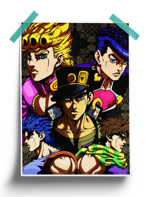 Jojo's Bizarre Adventure | Characters Anime Poster