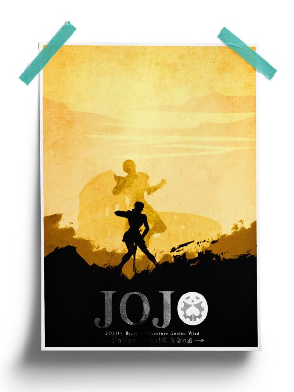 Jojo's Bizarre Adventure | Minimalist Anime Wall Art