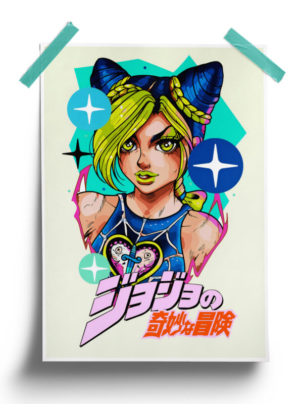 Jojo's Bizarre Adventure | Stone Ocean Anime Wall Art