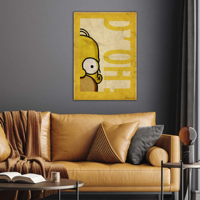 Homer Simpson | The Simpsons Minimalist Poster