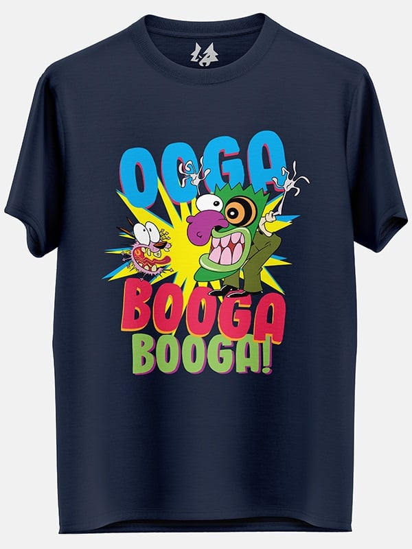 Ooga Booga Booga! Courage The Cowardly Dog Official T-shirt