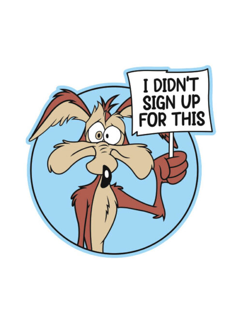 Easily Unimpressed - Looney Tunes Official Sticker