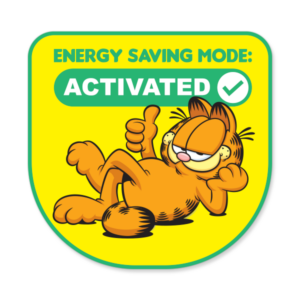 Energy Saving Mode: Activated - Garfield Official Sticker