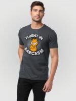 Fluent In Sarcasm - Garfield Official T-shirt