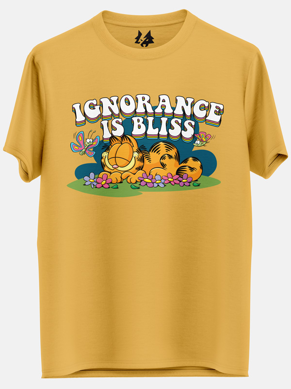 Ignorance Is Bliss - Garfield Official T-shirt