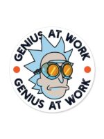 Genius At Work - Rick And Morty Official Sticker
