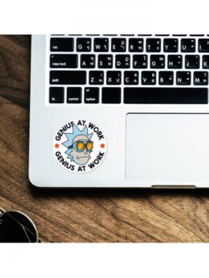 Genius At Work - Rick And Morty Official Sticker