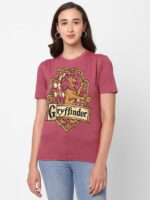 Harry Potter Gryffindor Crest T Shirt Female Model 600x800