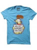 Homework For Food - Garfield Official T-shirt