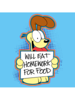 Homework For Food - Garfield Official T-shirt