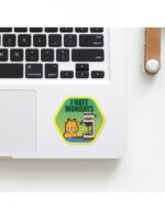 I Hate Mondays - Garfield Official Sticker