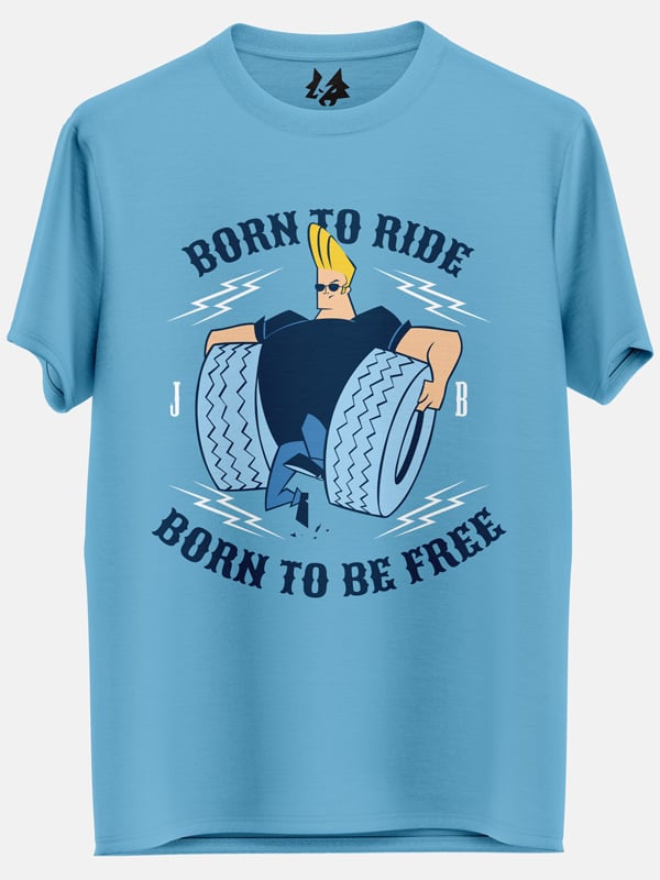 Born To Ride Johnny Bravo Official T-shirt