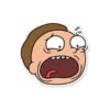 Morty Head - Rick And Morty Official Sticker
