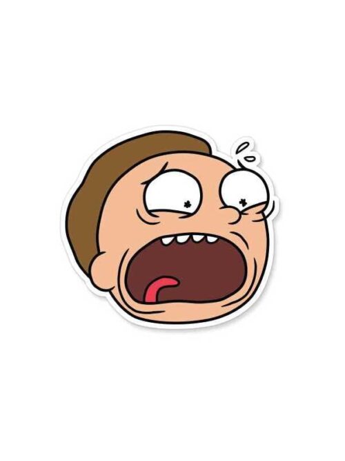 Morty Head - Rick And Morty Official Sticker