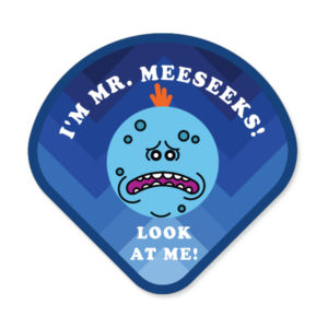 Mr Meeseeks: Look At Me - Rick And Morty Official Sticker