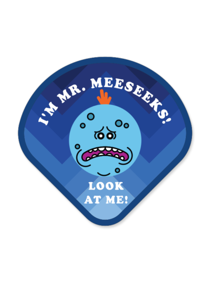 Mr Meeseeks: Look At Me - Rick And Morty Official Sticker